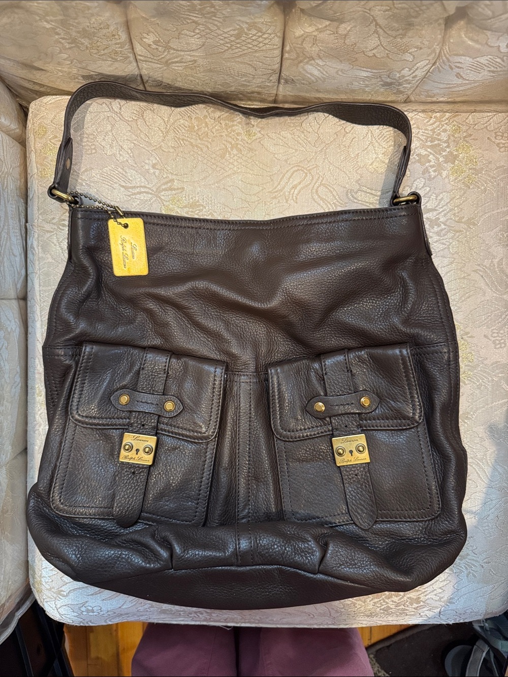 Ralph Lauren Chocolate Brown Shoulder Bag